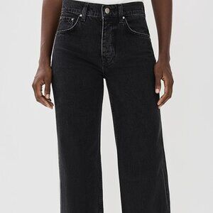 Anine Bing High Rise Black Hugh Jeans Size 26